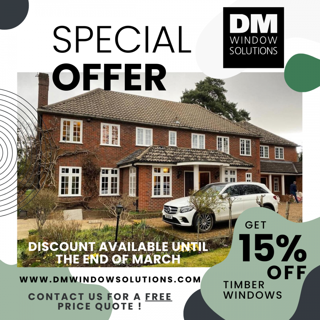 15% OFF All Timber Windows! - DM Window Solutions Ltd - Bespoke Doors ...